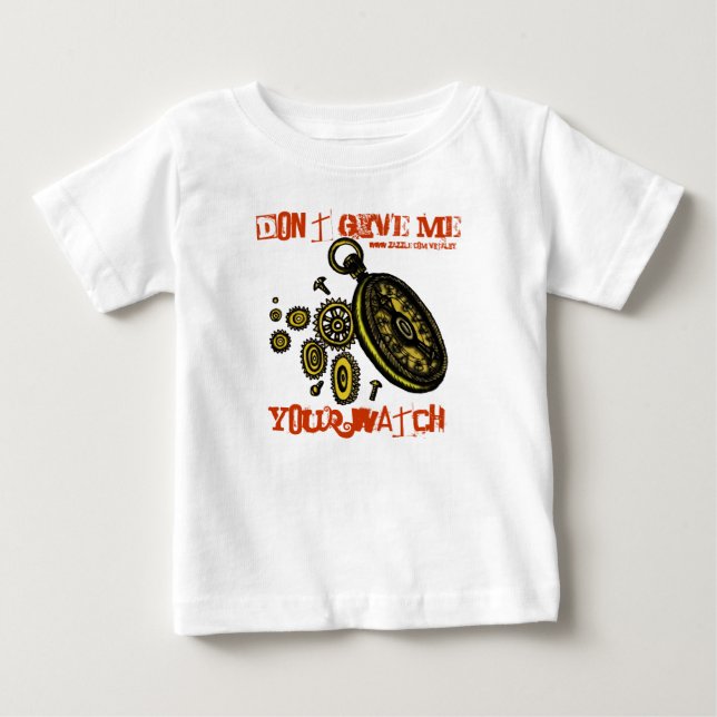 Diseño divertido de la camiseta del bebé (Anverso)