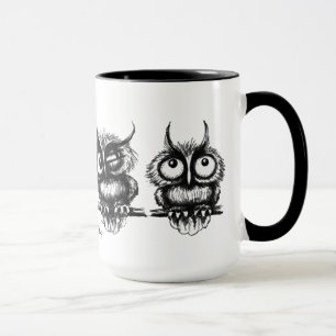 Diseño divertido de la taza del arte del dibujo d