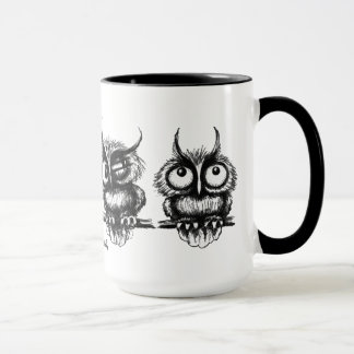 Diseño divertido de la taza del arte del dibujo de