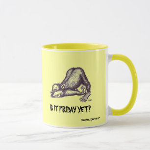Diseño divertido de la taza del mono