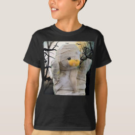 Diseño divertido de momia para la camiseta de Hall