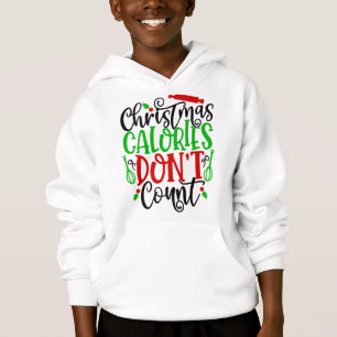 Diseño divertido de Navidad donde las calorías no