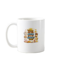 Diseño divertido de taza de café