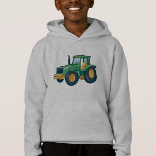 Diseño divertido de tractor de dibujos animados