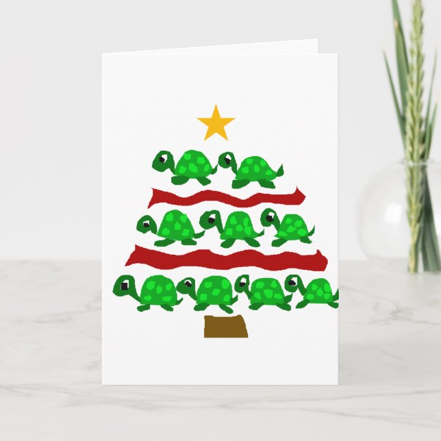 Diseño divertido del árbol de navidad del arte de (Anverso)