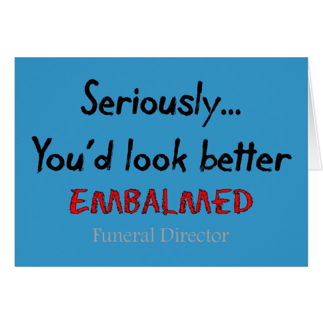 Diseño divertido del coche fúnebre del director de (Anverso (Horizontal))