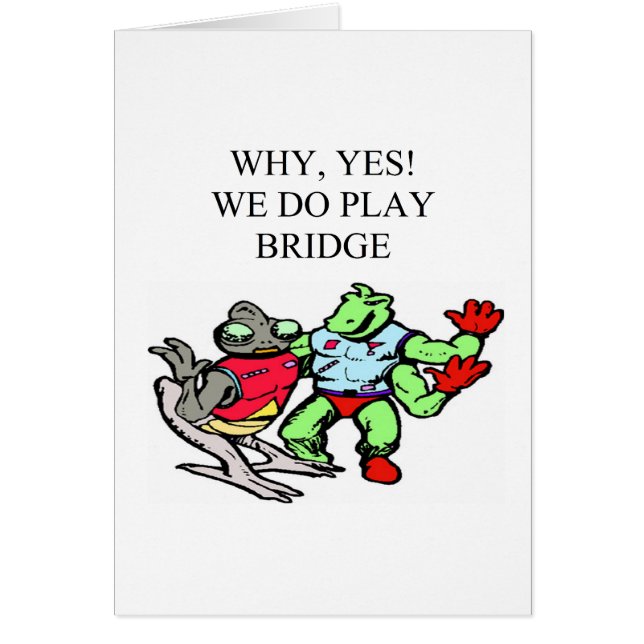 diseño divertido del jugador de puente (Frente)