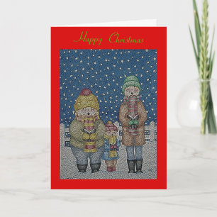 diseño divertido del navidad de la escena de la