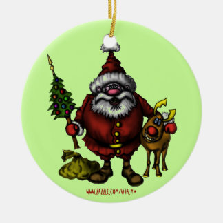Diseño divertido del ornamento del árbol de