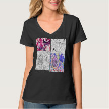Diseño divertido para camiseta femenina