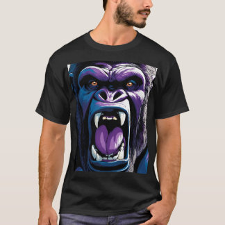 diseño divertido y aventurero de camisetas "Mono s