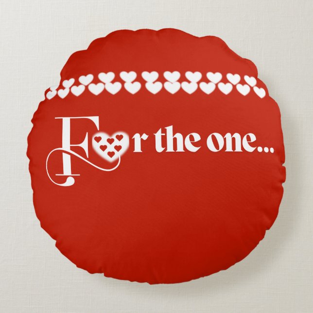 Diseño doble de almohada redonda (Anverso)