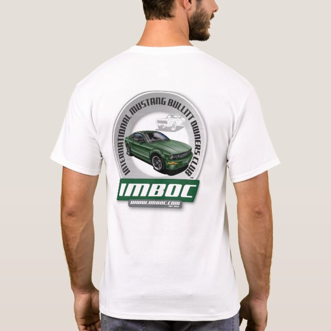 Diseño doble IMBOC '08 HG (Hombres) - Camiseta bla (Reverso)