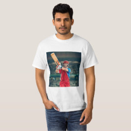 Diseño elegante de camiseta para jugador de críque