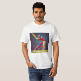 Diseño elegante de camiseta para jugador de críque