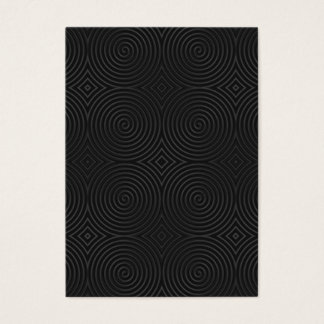 Diseño elegante de espirales negras.