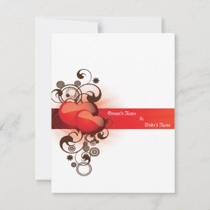 Diseño elegante de la invitación de boda del