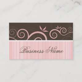 Diseño elegante de la tarjeta de visita