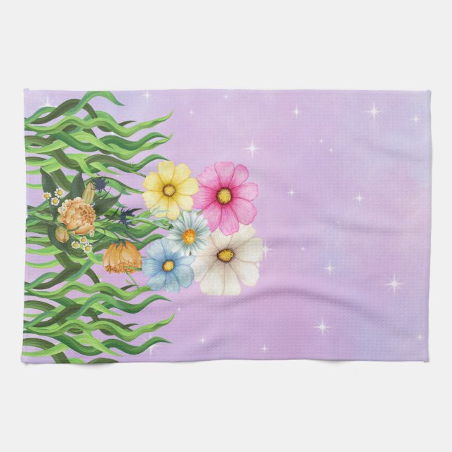 Diseño elegante de toallas de cocina (Horizontal)