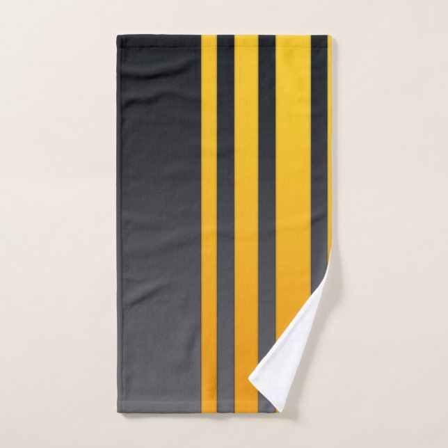 Diseño elegante, diseño moderno, rayas verticales (Toalla de mano)