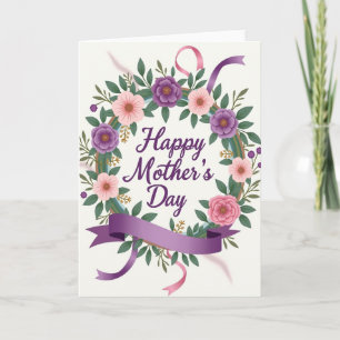 Diseño encantador de tarjeta del Día de la Madre