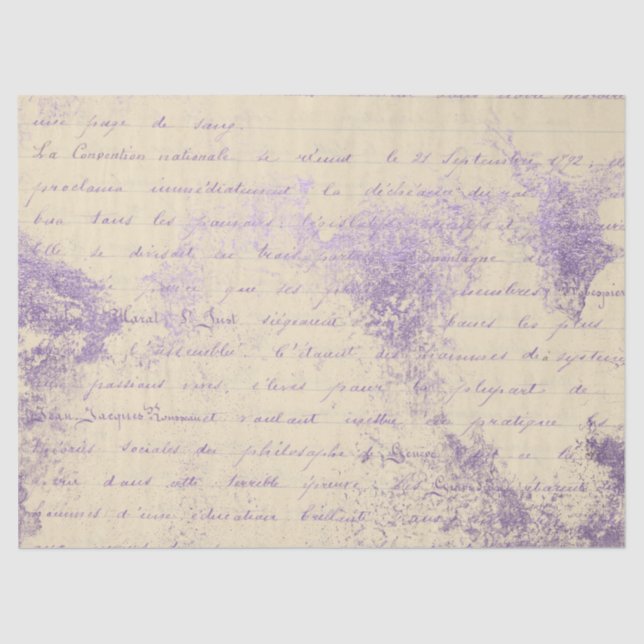 Diseño Ephemera Lavendar serie de papel 8 (Anverso)