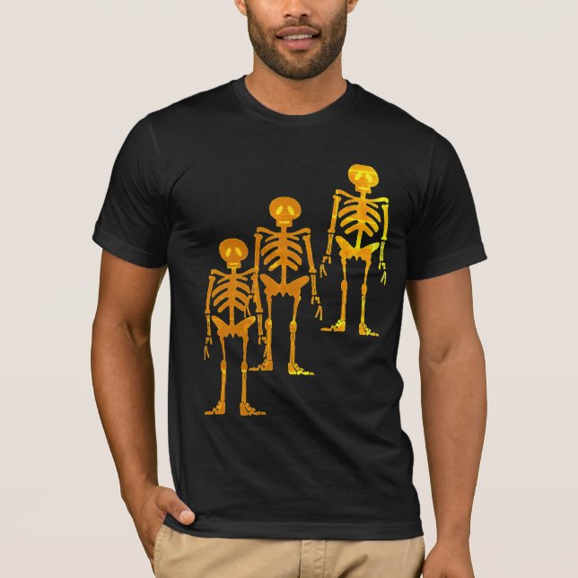 Diseño espeluznante de camisetas de Halloween, esq (Anverso)