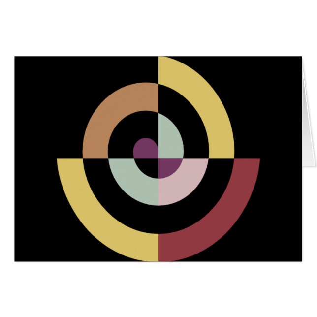 Diseño espiral elegante (Anverso (Horizontal))