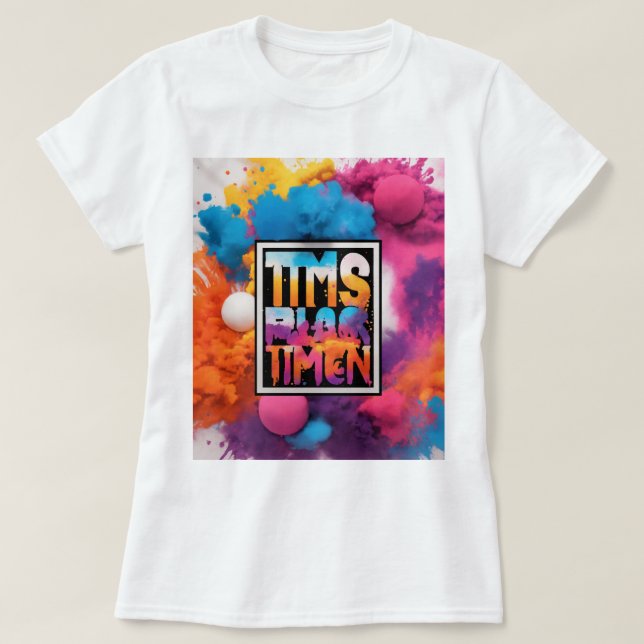Diseño estampado de camisetas para mujeres (Diseño del anverso)
