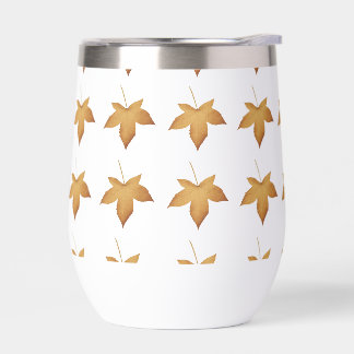 Diseño Estético de Patrón de Hojas de Otoño Acoged