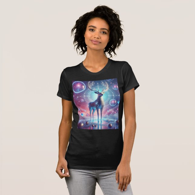 Diseño etéreo de camiseta Stag. (Anverso completo)