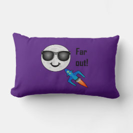 diseño Far Out - Almohada Lumbar 13" x 21"