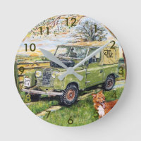 Diseño "FARM" de reloj de pared de 8"