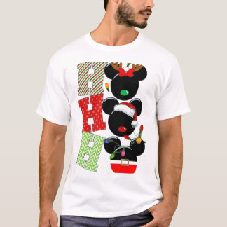 Diseño festivo de camiseta inspirado en Mickey