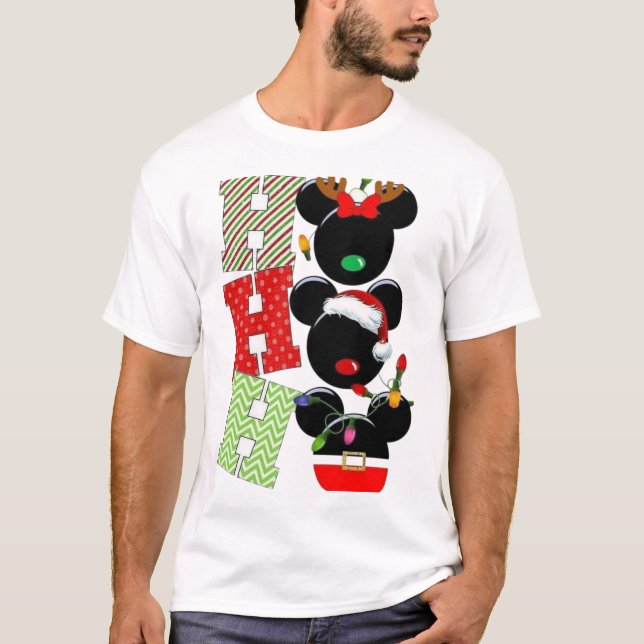 Diseño festivo de camiseta inspirado en Mickey (Anverso)