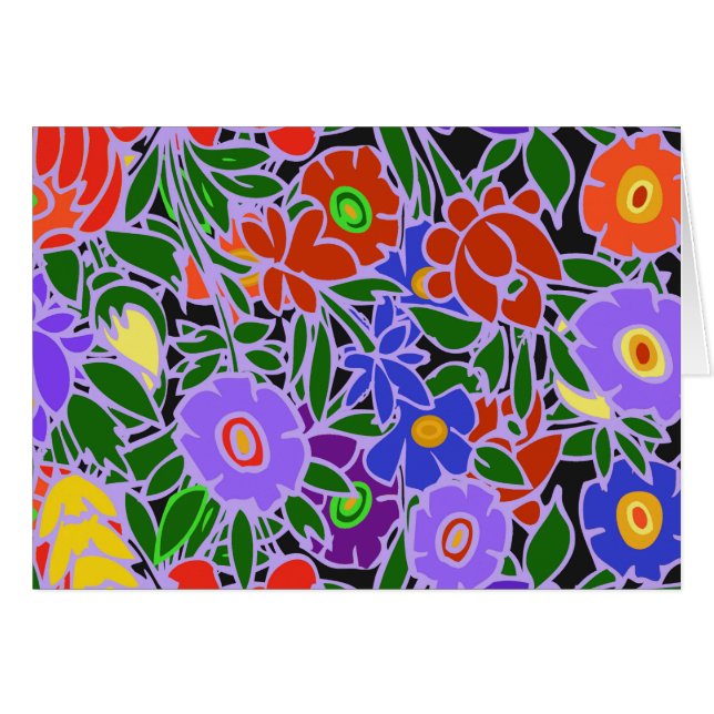 Diseño floral #5 (Anverso (Horizontal))