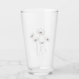 diseño floral cosmos - Línea Fina Minimalista