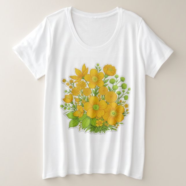 diseño floral de impresión de arte  (Anverso del diseño)