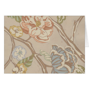 Diseño floral de Organza Chintz