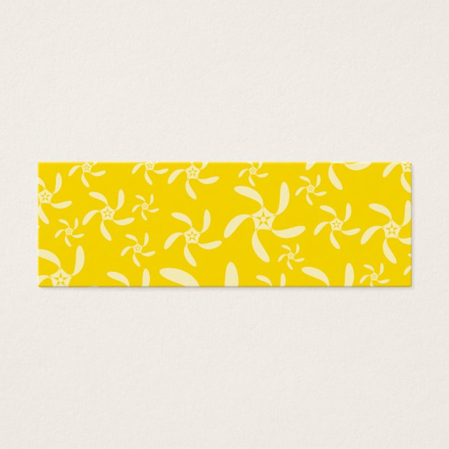 Diseño floral de verano. Amarillo pálido. (Frente)