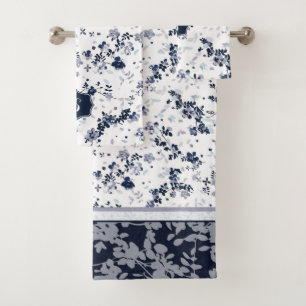 Diseño floral del Clematis de los azules añiles
