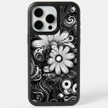 Diseño floral del Funda de simetría del iPhone 15 