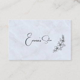 Diseño floral Tarjetas de visita