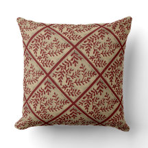 diseño follaje de Cojín decorativo trellis