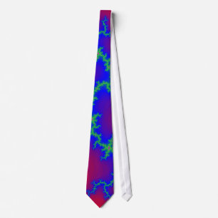 Diseño fractal relámpago: corbata de cuello / corb