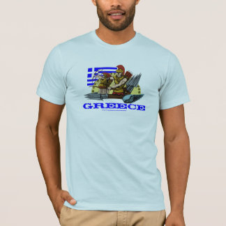 Diseño fresco de la camiseta de Grecia