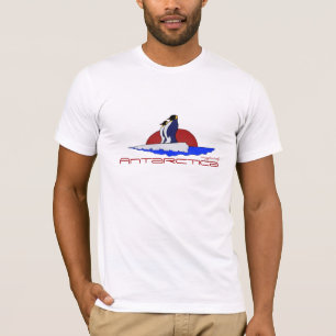 Diseño fresco de la camiseta de la Antártida