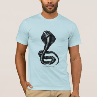 Diseño fresco de la camiseta de la cobra