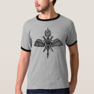 Diseño fresco de la camiseta del cráneo