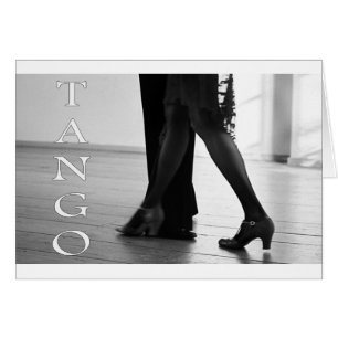 ¡Diseño fresco de la danza del tango!